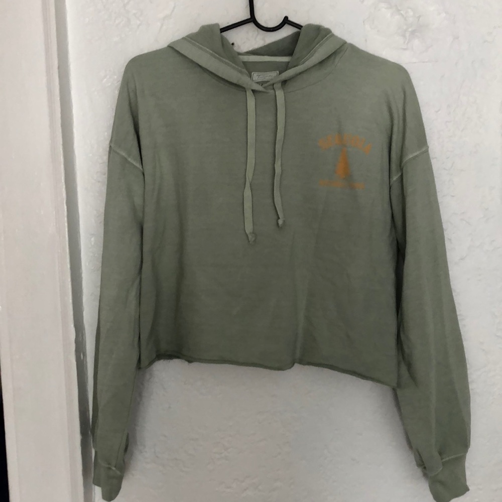 American Eagle Tailgate Collection Cropped Hoodie